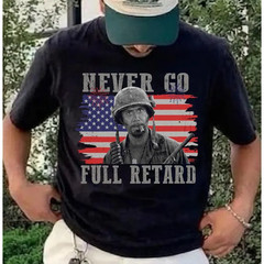 Comfort Colors Tropic Thunder Quote Shirt Vintage 4th of July Graphic Tee