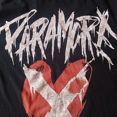 vintage paramore riot era concert tee heart defect band tour tee 2007