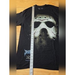 Friday the 13th Jason Voorhees Shirt Medium NWOT Horror Mask Graphic Tee Black