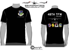 48th TFW F-111 Statue of Liberty Wing Squadron T-Shirt D3, USAF Licensed Product