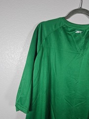 Reebok Men’s Hydro Move Athletic Green White Short Sleeved Shirt Size XL