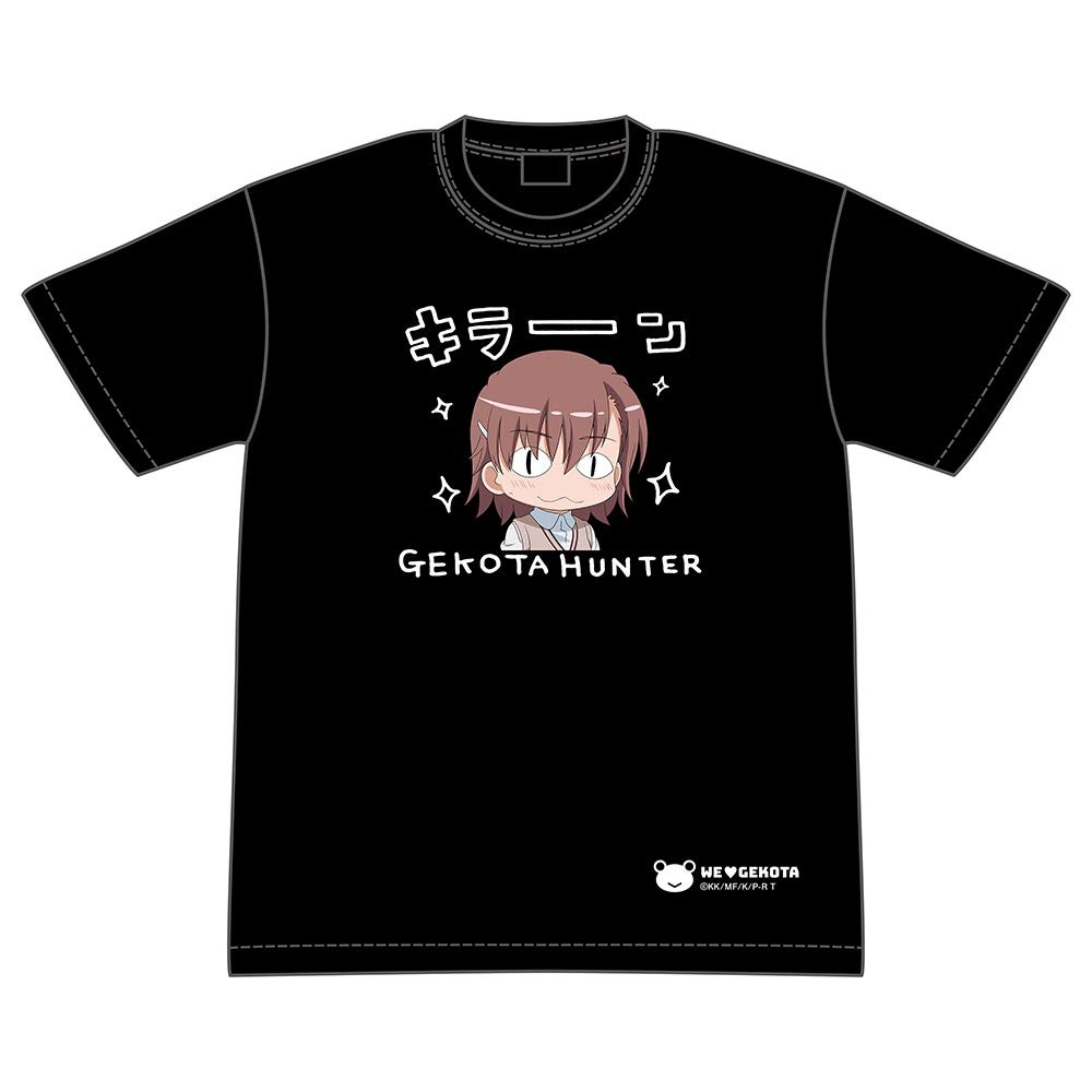 A Certain Scientific RailgunT Gekota Hunter Mikoto T-shirt XL Black