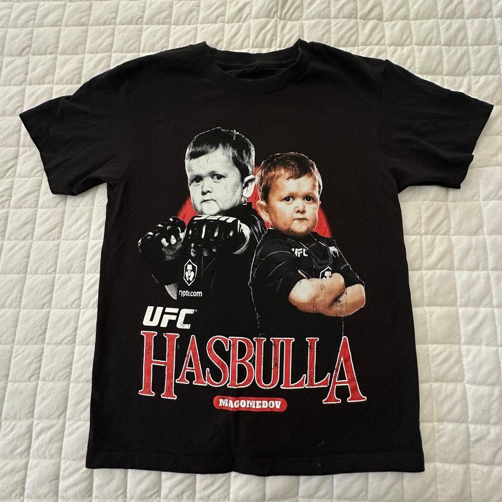 Hasbulla Magomedov Shirt Mens Small UFC Black Graphic Tee MMA Fighter