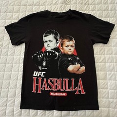 Hasbulla Magomedov Shirt Mens Small UFC Black Graphic Tee MMA Fighter