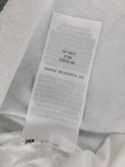 True Religion Men’s White Shine Buddha SS Crew Neck Tee Size Large New With Tags