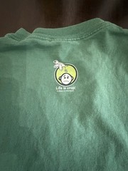 Life Is Crap Shirt Mens 2XL Green No Hunting Deer Graphic Funny Tee Outdoor