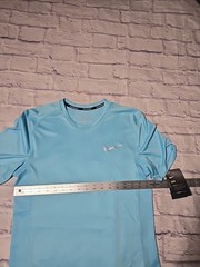 Nike Men Dri-FIT Miller Mesh Top Tee Shirt Polyester AT3951-496 Blue NWT Size S