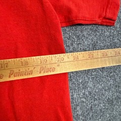 Supreme Red Arched Logo Premium T-Shirt Mens Size M Short Sleeve