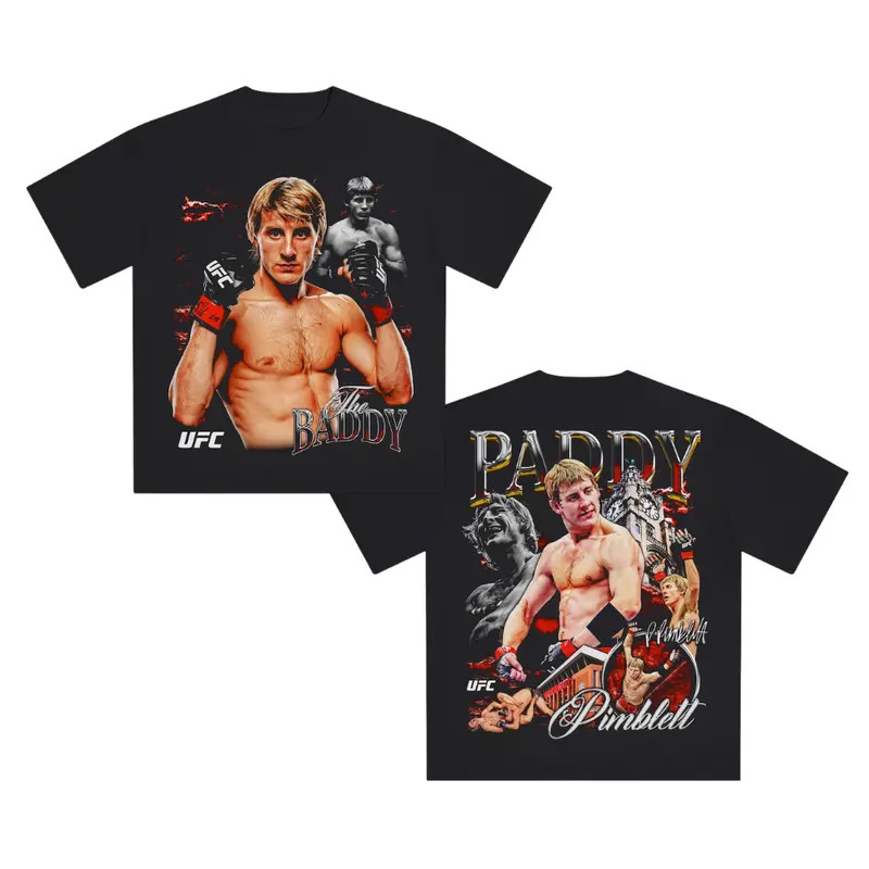 Paddy Pimblett UFC Shirt, The Baddy Graphic Tee, MMA Fighter Vintage T-Shirt, Pa