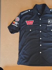 F1 Racing Polo Button Up Shirt Dodge Siemens Size Medium Pockets