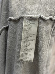 James Perse Men’s Long Sleeve Graphic Henley Washed Taupe Size 3 *