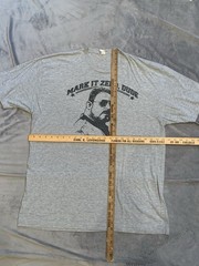 Big Lebowski Shirt Mens XXL Gray Mark It Zero Dude Movie Tee Bowling