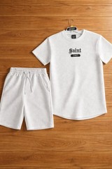 2025 new Summer Men’s Sets Casual T-Shirt And Shorts Set Male Sports Suit CR-24
