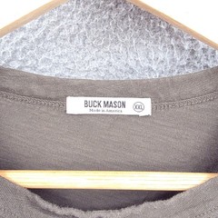 Buck Mason Shirt Mens 2XL Green Slub Classic Tee