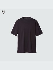 Uniqlo x Jil Sander +J Supima® Cotton Relaxed Fit T-Shirt Black Size Small