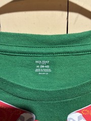 Men’s Holiday Time Green Elf Short Sleeve Tee – Size M (38/40)