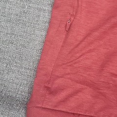 Members Mark Mens Pullover XX-Large Size Burgundy Long Sleeves Top Zip Pocket