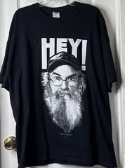 Duck Dynasty SI Hey! T-Shirt Black Adult 2XL New