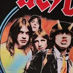 ACDC HIGHWAY TOO HELL Shirt Mens XL BLACK Concert TOUR CLASSIC ROCK Music NWT C