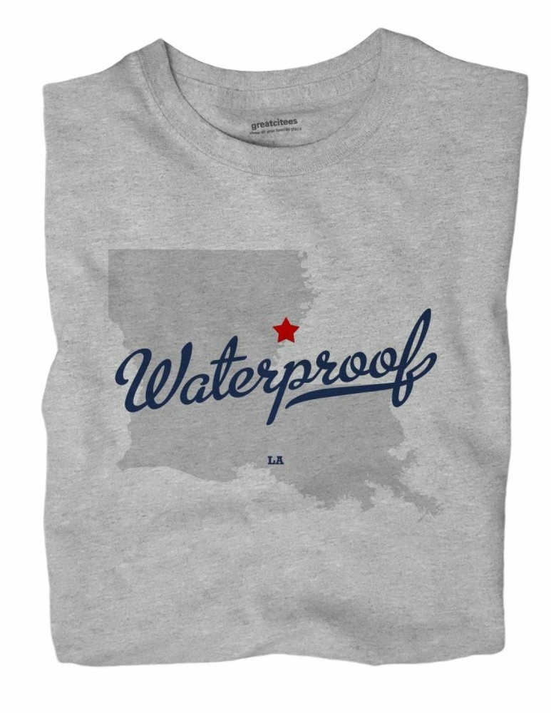 Waterproof Louisiana LA T-Shirt MAP