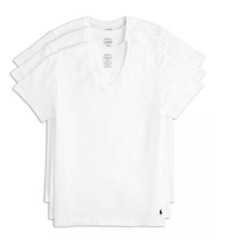 3-PK RALPH LAUREN POLO SIZES S M L XL XXL GRAY V NECK COTTON T SHIRT UNDERSHIRT