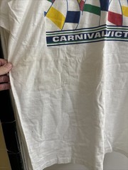 Men’s Vintage 90’s Carnival Cruise Ship T Shirt “VICTORY” Mens 2XL FREE SHIP