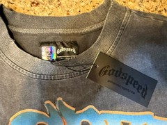 GODSPEED Virtuoso Tee T Shirt Grey Wash Number #1 of 444 Authentic 2XL XXL