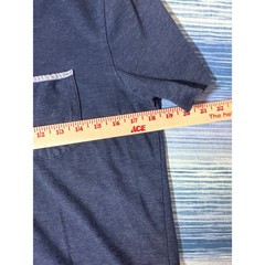 Levis Mens Small Navy Blue Heather Pocket T-Shirt Short Sleeve Crew Neck Tee