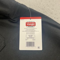 Wrangler Shirt Mens 3XL Black Tagless Lightweight Graphic Long Sleeves Tee NWT