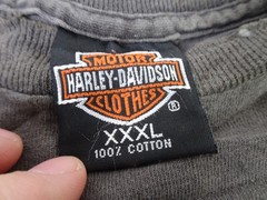 Vtg Harley Davidson 1991 American Heritage Sleveless TShirt 3XL Single Stitch