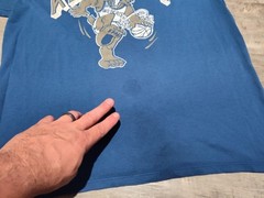 VINTAGE Swingster Kentucky Wildcats 80s Blue Graphic T-Shirt XL Made In USA NCAA