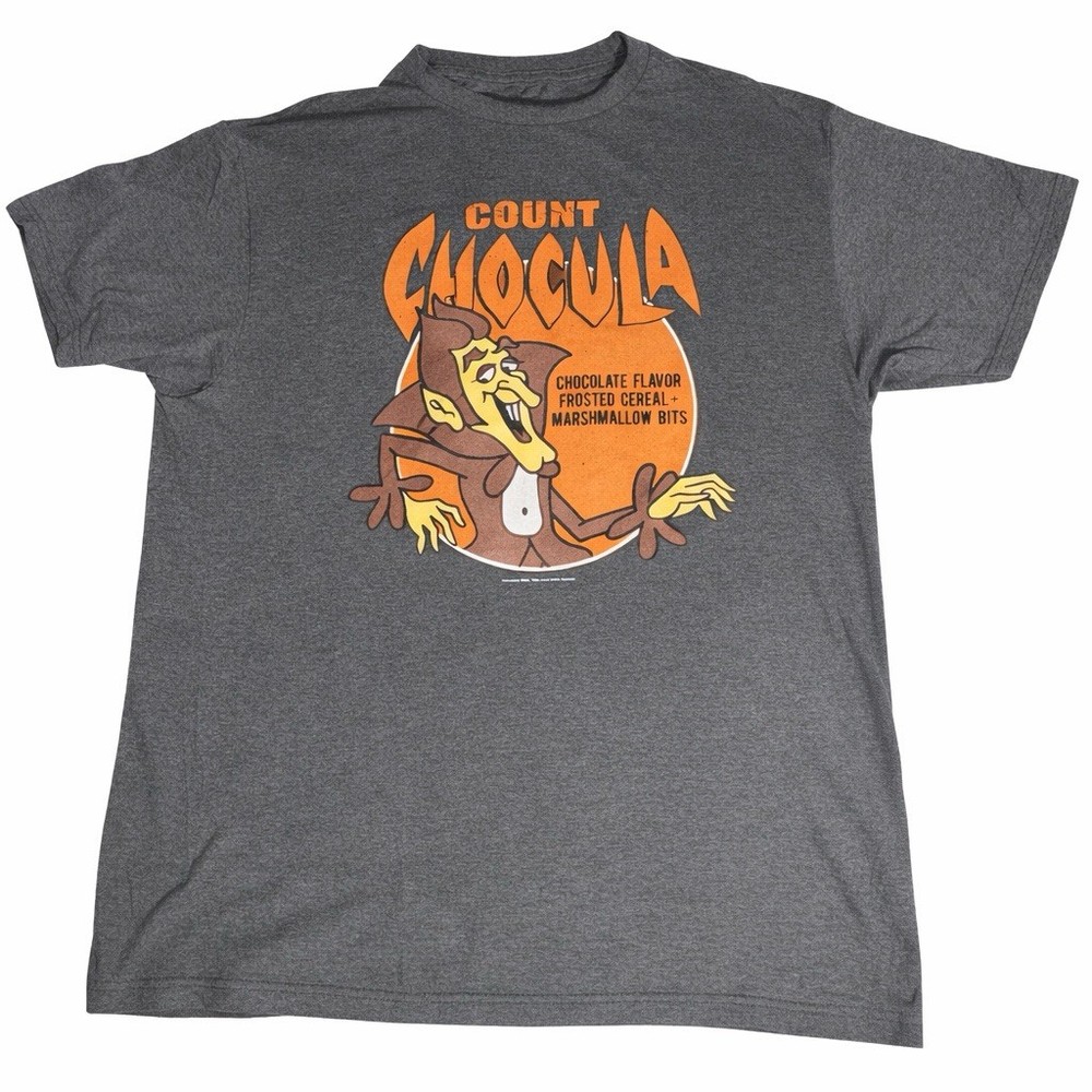 Count Chocula T Shirt Men Large Tee Luv Vintage retro Style 80’s 90’s Cereal Y2K