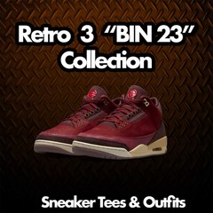 T-Shirt To Match Jordan 3 BIN 23 Sneakers – Flight Crest Sneaker Tees