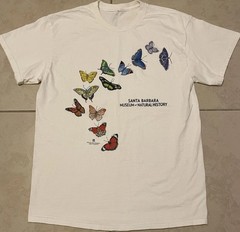 Vtg Butterfly Art AOP Shirt M Nature Wildlife Animal Grunge Vaporwave 90s Y2K