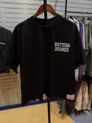 BRAND NEW – Bottega Desires Tee T-Shirt F**k Joke (M) Black White