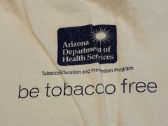 Vtg Im A Non Smoking Area Faded Distress Shirt XXL Funny Saying Drugs Weed 90s