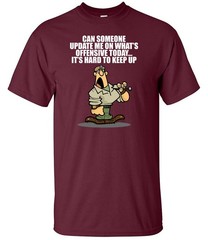 Funny Military Humour T Shirt What’s Offensive Today Veteran Army Gift