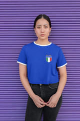 Retro Italy Football T Shirt World Cup Italia Italian Men Women Kid Fan 2018