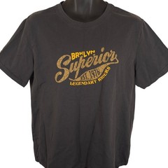 Brooklyn Superior Legendary Riders T Shirt Mens Size Large Gray Air & Rainbow