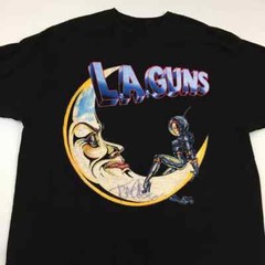 LA Guns 20s Man In The Moon T-shirt Black Unisex S-234XL E870.webp