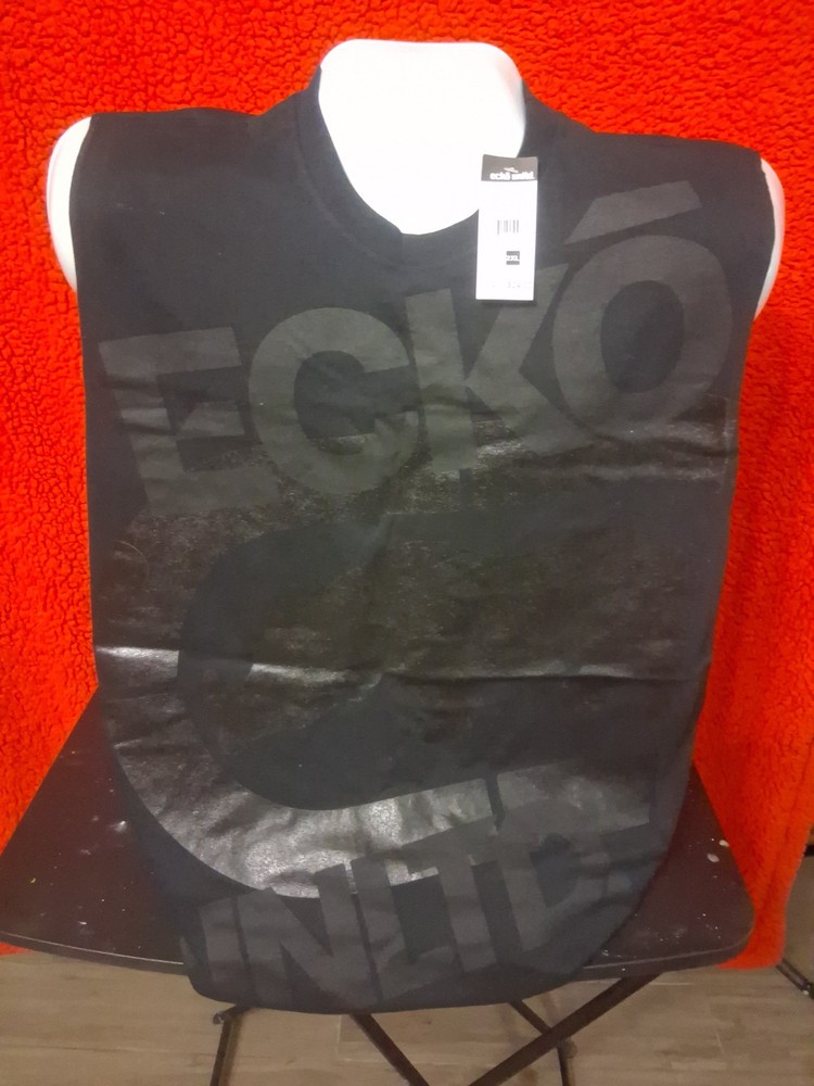 Ecko Unltd Mens Rare All Black Vintage Muscle Tank Top Size 2XL CONDITION 10/10