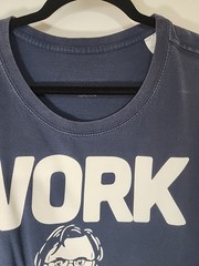 Ripple Junction Mens Office Space Milton Work Sucks Graphic Navy Shirt Size 3XLT