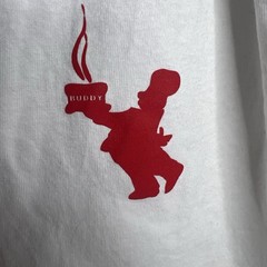 Carlo’s Bakery Shirt White Red Baseball Mens Large CAKEBOSS 3/4 Sleeve Hoboken