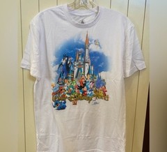 Walt Disney World Parks Cinderella Castle Retro Vintage Adult T-Shirt