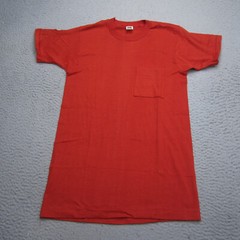 Vintage Fruit Of The Loom Shirt Mens S Selvedge Pocket Single Stitch 60s