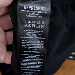 REPRESENT Shirt Mens XL Black Pullover Crew 247 Run Tee Athletic Jersey Tee