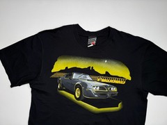 Vintage Top Heavy Pontiac Firebird Trans-Am Graphic T-Shirt Black Y2K | XL