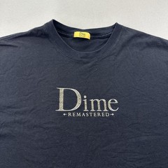 Dime T-Shirt Mens XL Black Classic Remastered Gold Logo Skateboard Short Sleeve