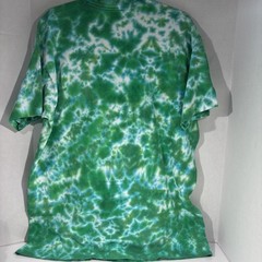 Vintage 1995 RockStalgia Hunter Mountain Festival T Shirt Green Tie Dye 90s Xl