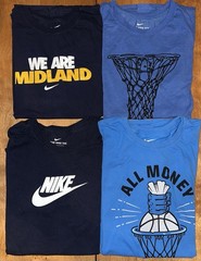 Lot Of 32 Mens Nike T-Shirts Mixed M L XL Light Wear NBA NFL NCAA Etc Athletic
